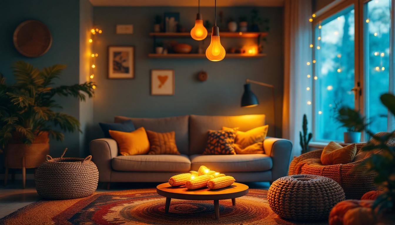 A photograph of a cozy