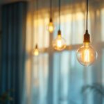 A photograph of a beautifully designed pendant light hanging in an aesthetically pleasing setting