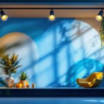 A photograph of a well-designed t bar lighting installation in an aesthetically pleasing space