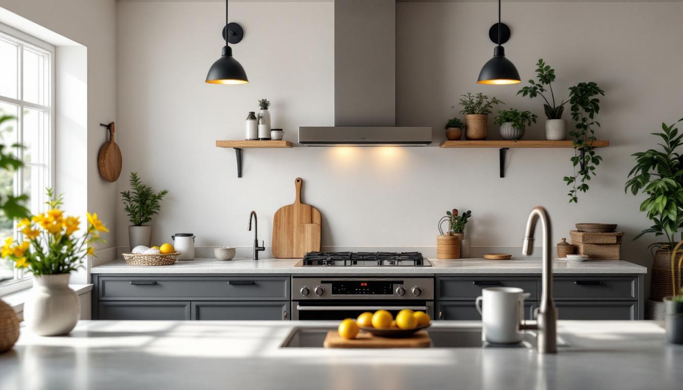 A photograph of a well-lit kitchen space on arthur's island