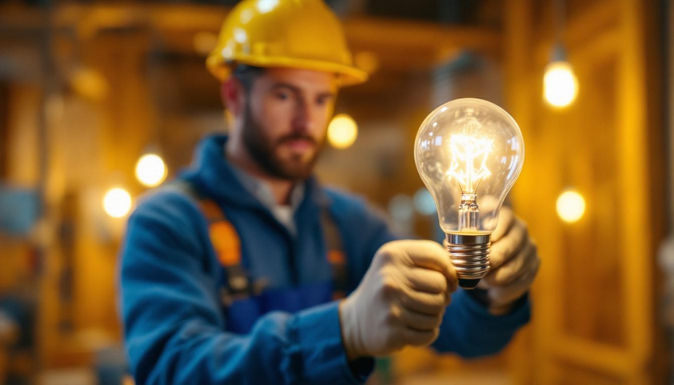 A photograph of capture a photograph of a type b lamp socket in a well-lit setting