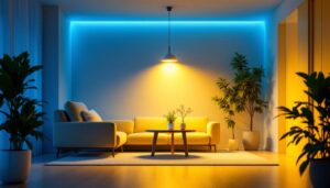 A photograph of a well-lit indoor space showcasing the type s led light in use