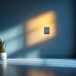 A photograph of a beautifully designed interior space showcasing innovative lighting solutions