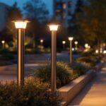 A photograph of a sleek