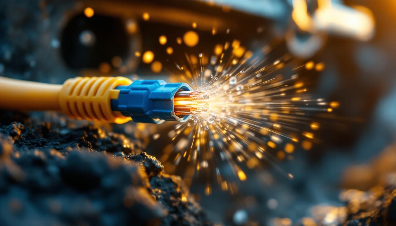 A photograph of a close-up of waterproof trailer wire connectors in action