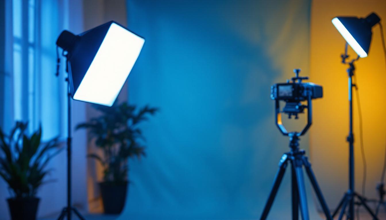 A photograph of a well-lit scene showcasing the effective use of a light balancer