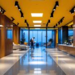 A photograph of a well-lit