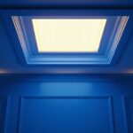 A photograph of a beautifully designed recess light cover installed in an elegant room setting