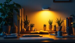 A photograph of a cozy