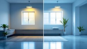 A photograph of a bright