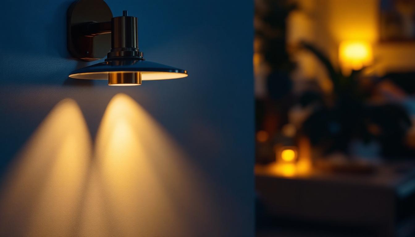 A photograph of a well-lit interior space showcasing a stylish mr16 light fixture in action