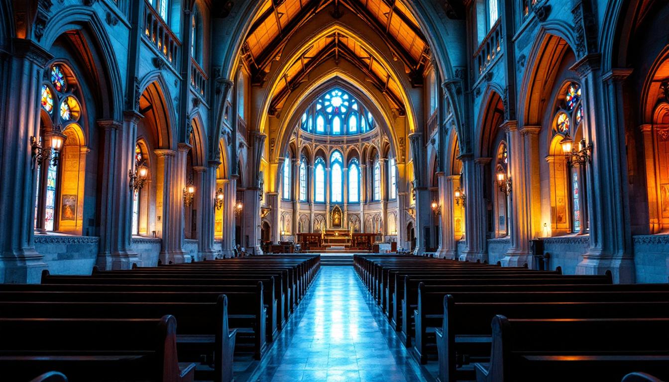 A photograph of a beautifully lit