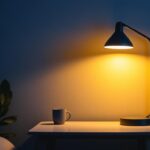 A photograph of a stylish penant lamp in a modern interior setting