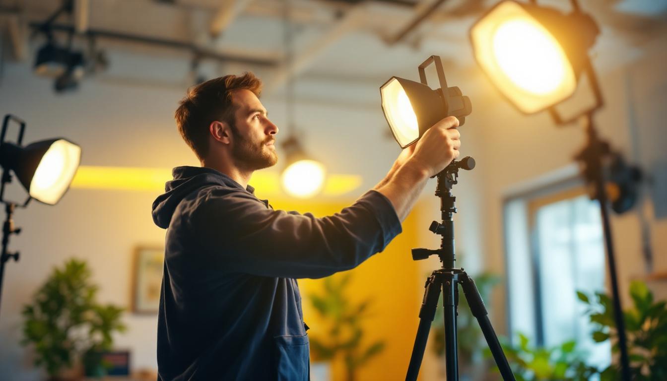 A photograph of a well-lit room featuring multiple 6-inch canned lights in action