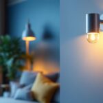 A photograph of a beautifully designed led can light kit installed in a modern living space