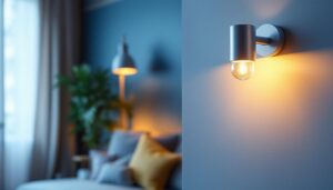 A photograph of a beautifully designed led can light kit installed in a modern living space