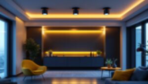 A photograph of a sleek