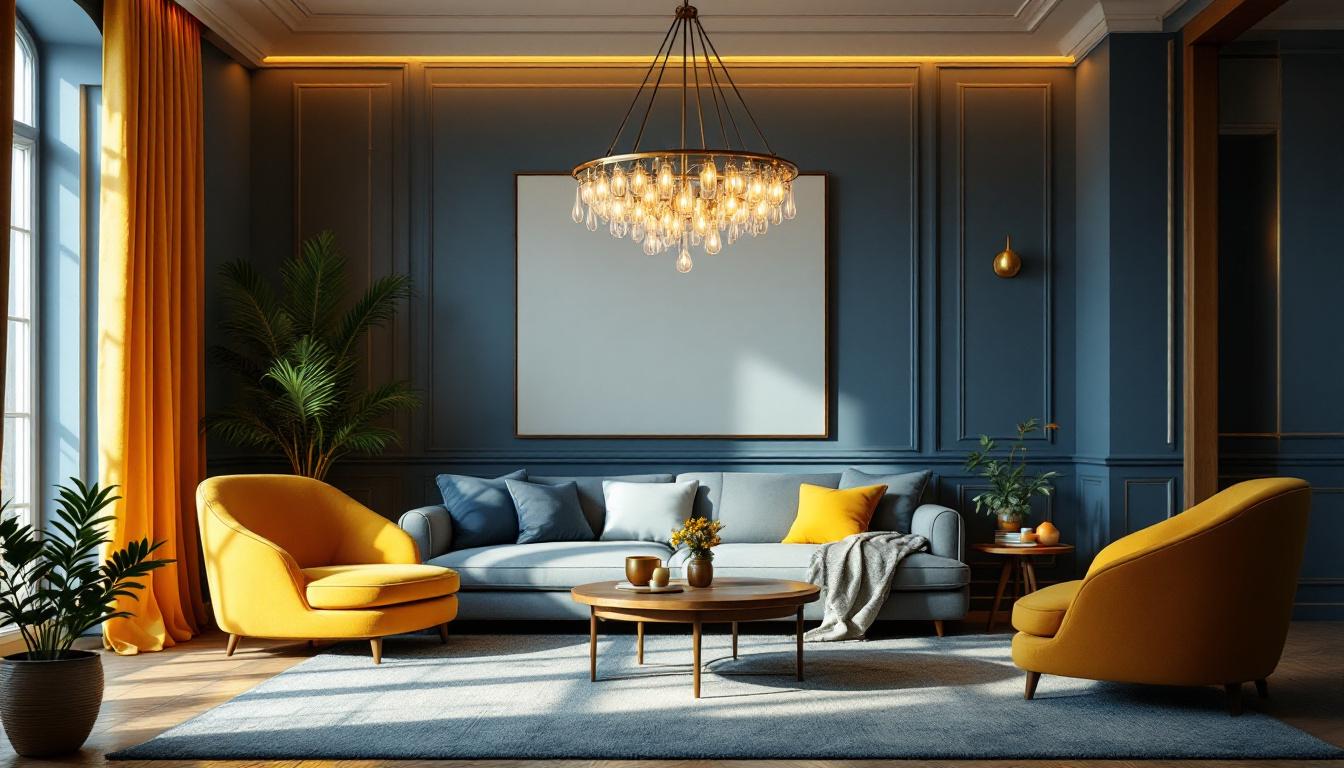 A photograph of a beautifully styled room featuring an elegant yet affordable chandelier