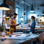 A photograph of a modern