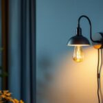 A photograph of a stylish hanging light wall bracket installed in an aesthetically pleasing interior setting