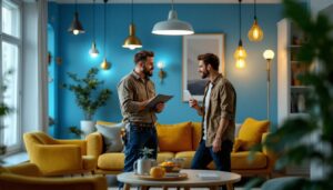 A photograph of a well-lit