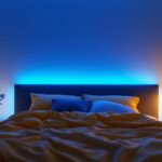 A photograph of a beautifully designed bedroom showcasing soft