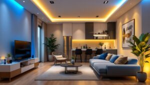 A photograph of a well-lit