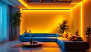 A photograph of a vibrant