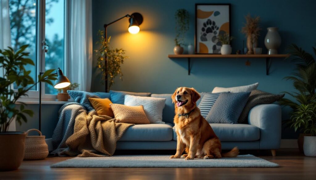 A photograph of a cozy