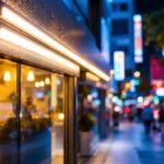 A photograph of a sleek