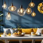 A photograph of a beautifully arranged selection of ballard light fixtures in a well-lit