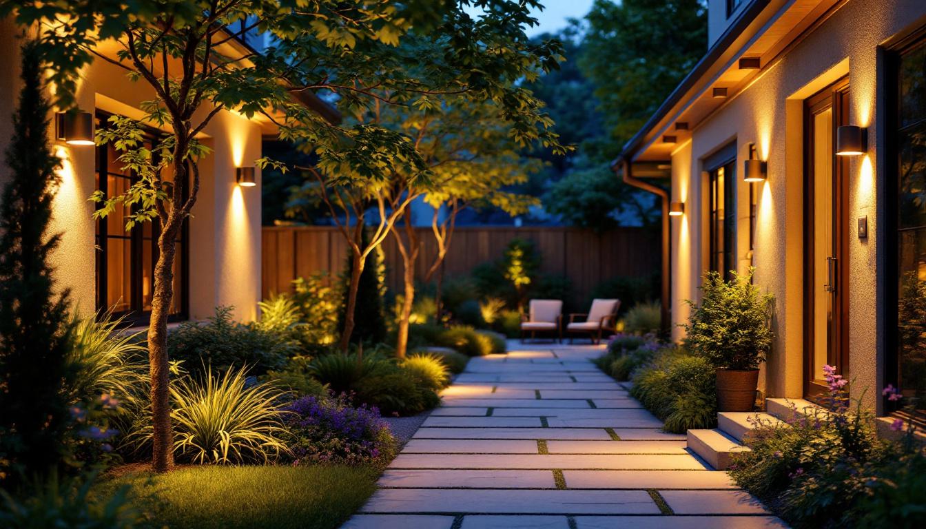 A photograph of a well-lit outdoor space showcasing bright