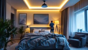 A photograph of a well-lit