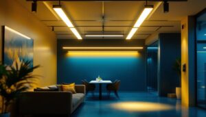 A photograph of a sleek