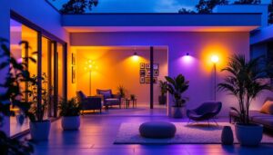 A photograph of a well-lit indoor or outdoor scene showcasing various oc sensors in action