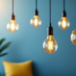A photograph of a beautifully arranged light pendant set in a stylish