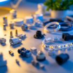 A photograph of a well-organized display of various led strip accessories
