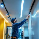 A photograph of a modern