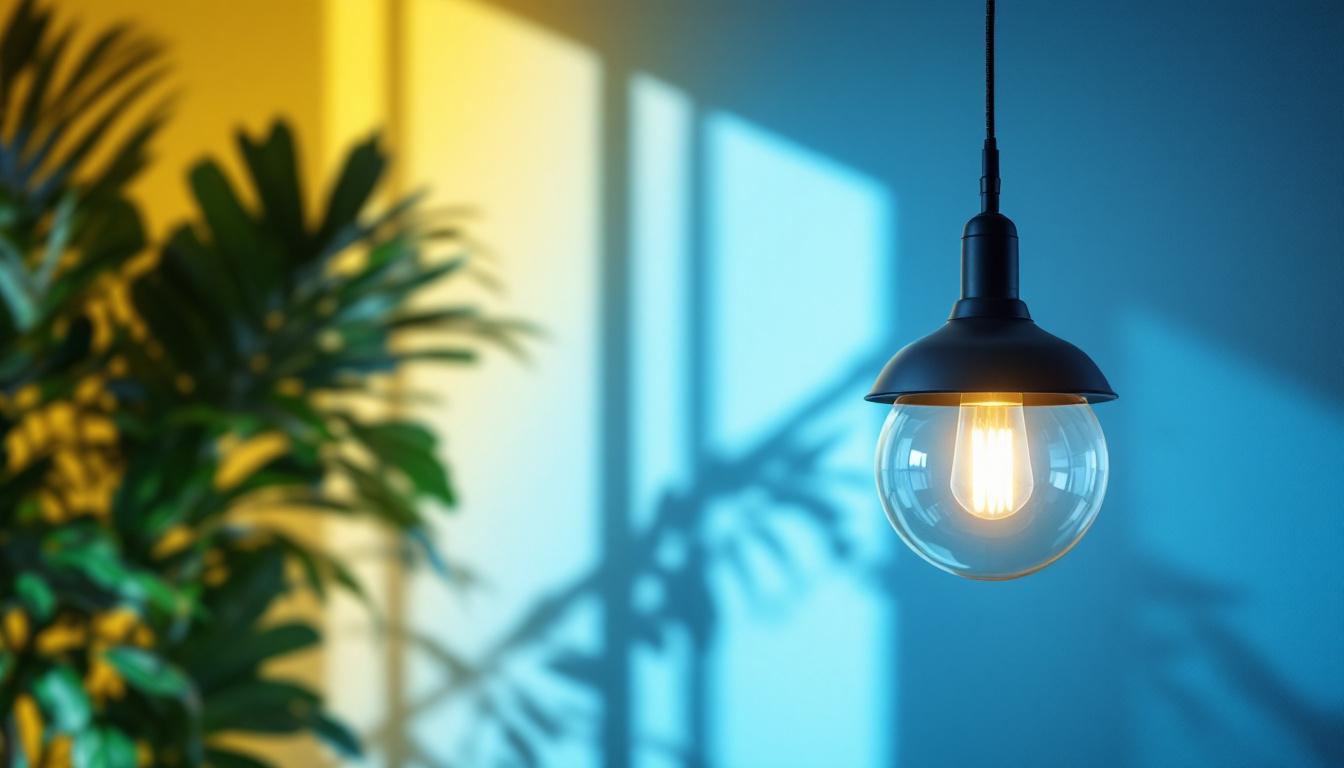 A photograph of a beautifully designed lighting fixture in an aesthetically pleasing interior setting