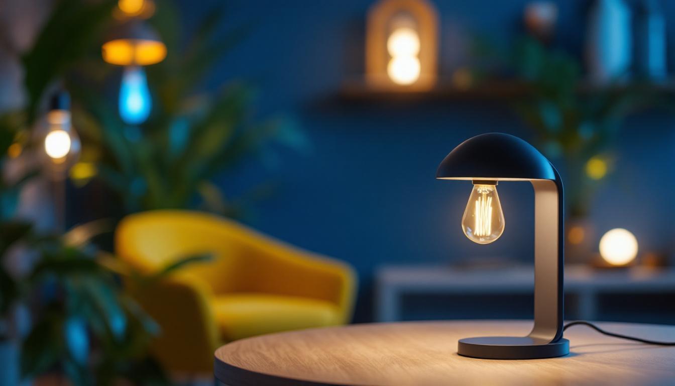 A photograph of a well-designed lampholder in a stylish setting