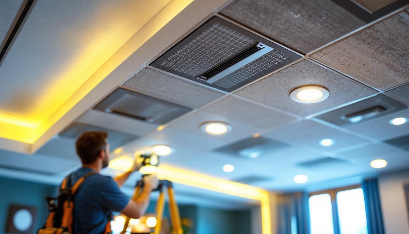 A photograph of a beautifully lit interior space featuring pin light recessed fixtures