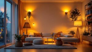 A photograph of a cozy
