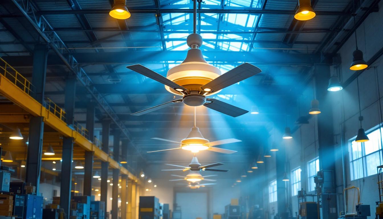 A photograph of a spacious warehouse interior showcasing large
