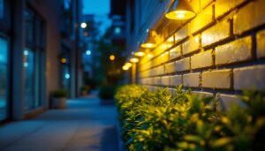 A photograph of a well-lit outdoor or indoor space showcasing 1000 watt led lights in action