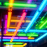 A photograph of a vibrant