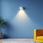 A photograph of a sleek 3-inch led light installed in a stylish interior setting